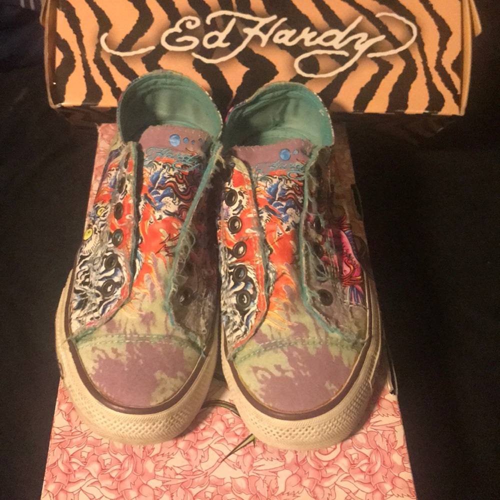 Ed Hardy Shoes Size 5